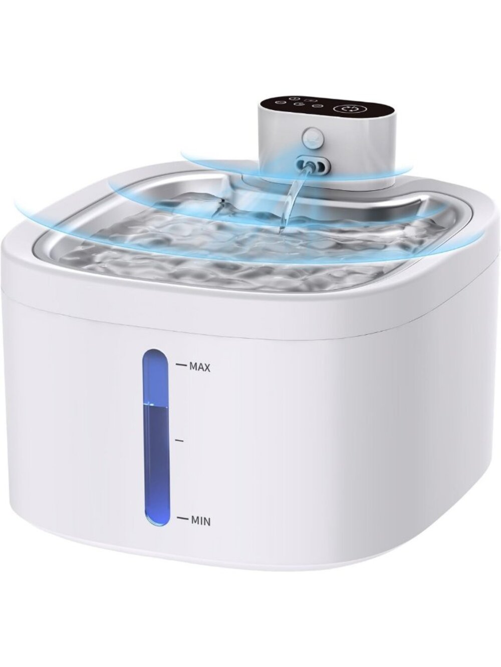 Wireless Cat Water Fountain - 3.5L Battery Operated, Motion Sensor, Quiet